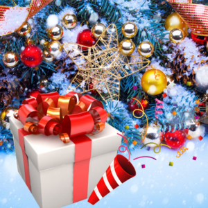 Pluie de cadeaux de Noël Apéro Joke Tours - Livraison de boisson, apéritif et alcool de nuit à domicile